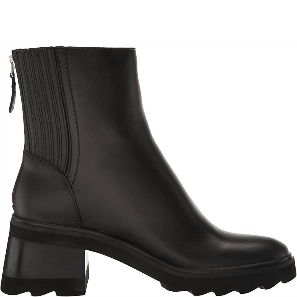 NEW DOLCE VITA women's martey h2o boots in black leather - Picture 4 of 4